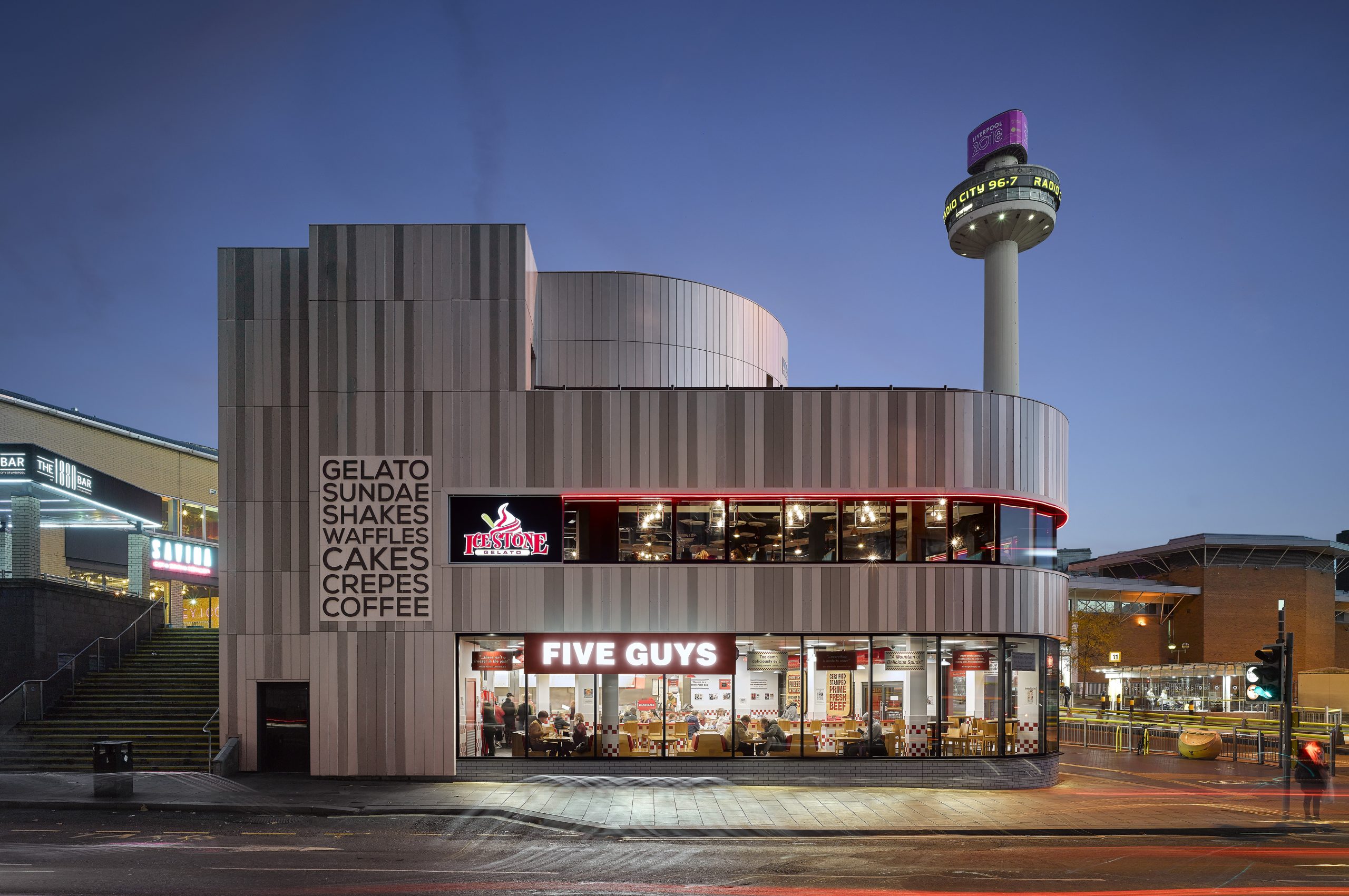 Property management dashboard showing building status